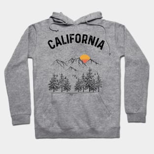 California State Vintage Retro Hoodie